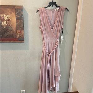 NWT Calvin Klein Pink Wrap Jumper Retail $139